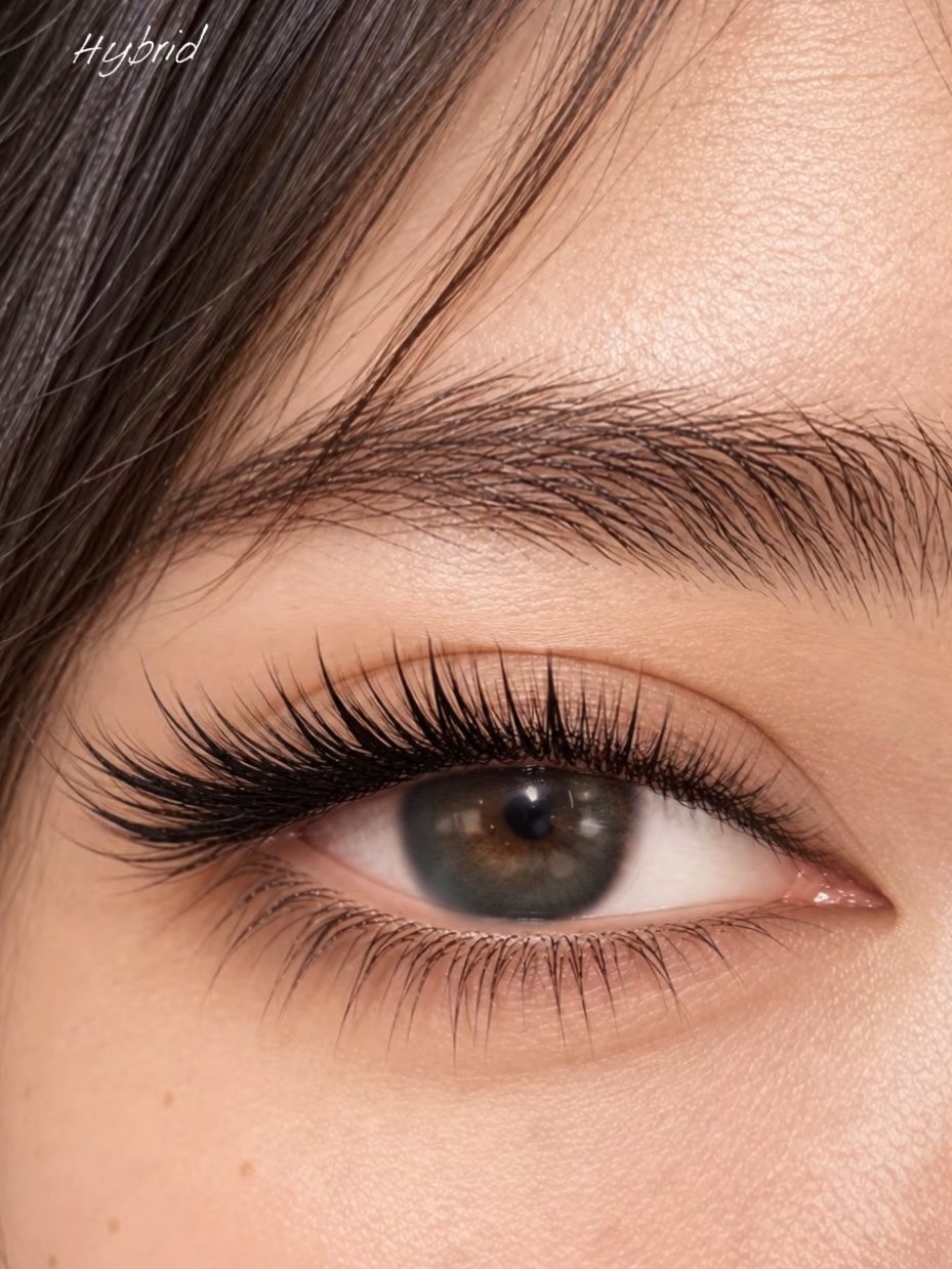 Hybrid lash extensions