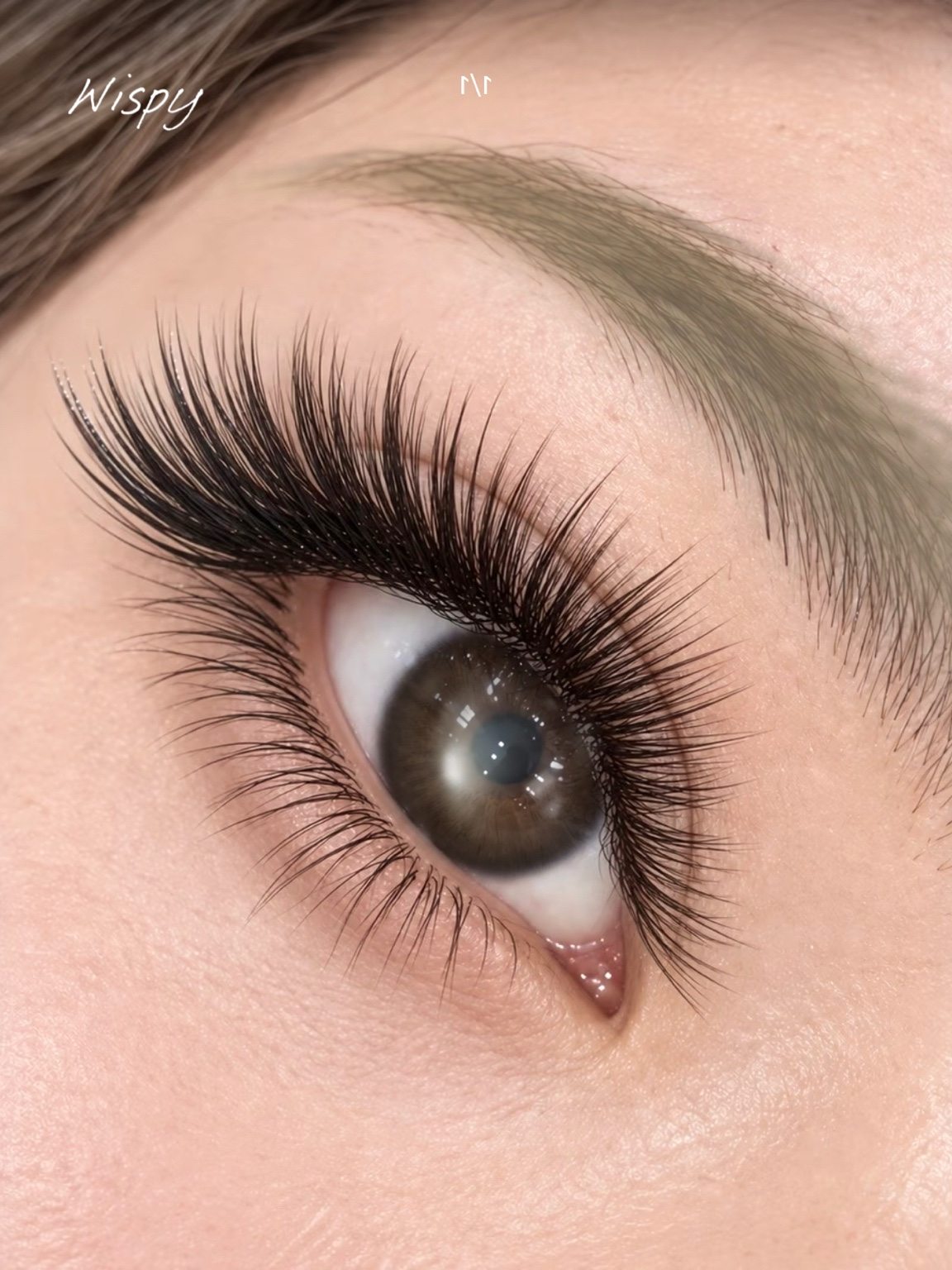 Wispy creative lash extensions